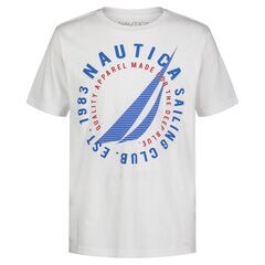 LITTLE BOYS' CIRCLE LOGO GRAPHIC T-SHIRT (4-7),Antique White Wash,large