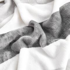 STRIPED THROW BLANKET,Heather,large