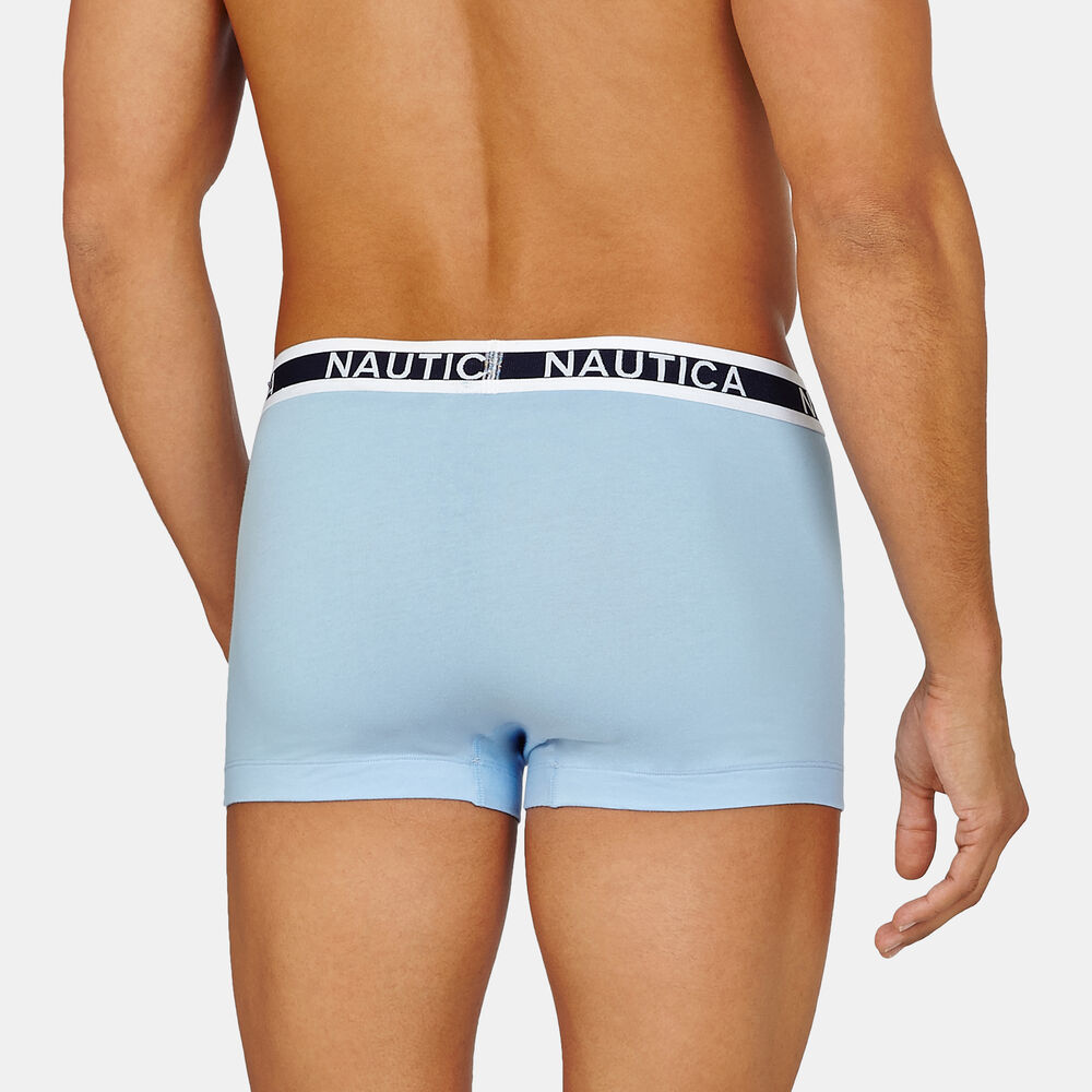 COTTON-STRETCH BOXER BRIEFS, 3-PACK,Varsity Blue Wash,large