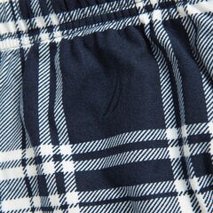PLAID FLEECE SLEEP PANT,Navy,large