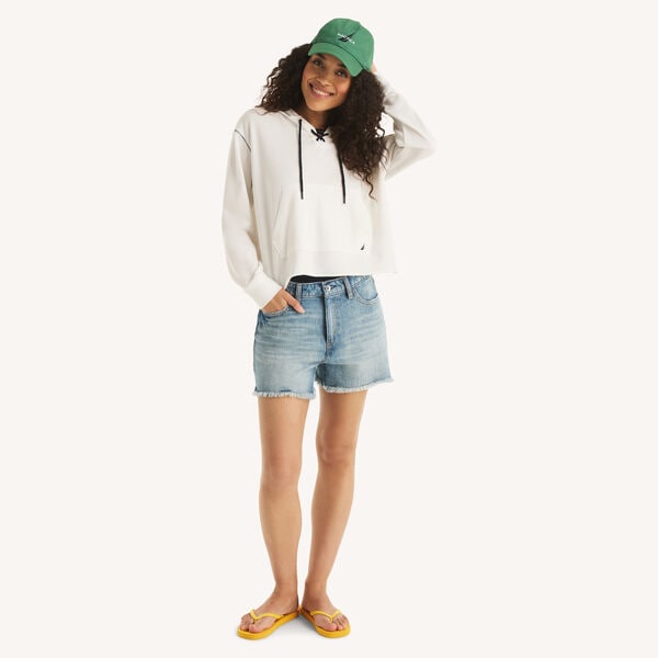 Lace-Up Hoodie