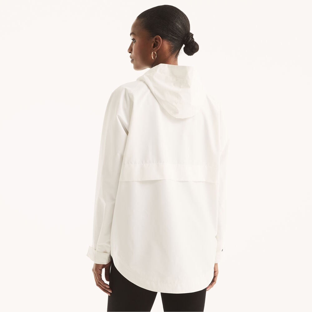 Lightweight Water-Resistant Jacket,Bright White,large