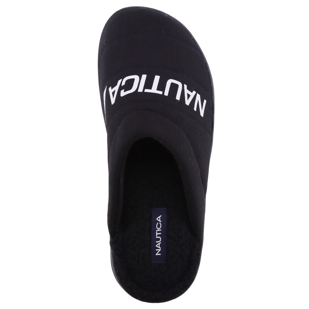 LOGO JERSEY SLIPPER,Black,large