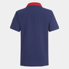 BOYS' TODD PIECED STRIPE POLO (8-20),J Navy,large