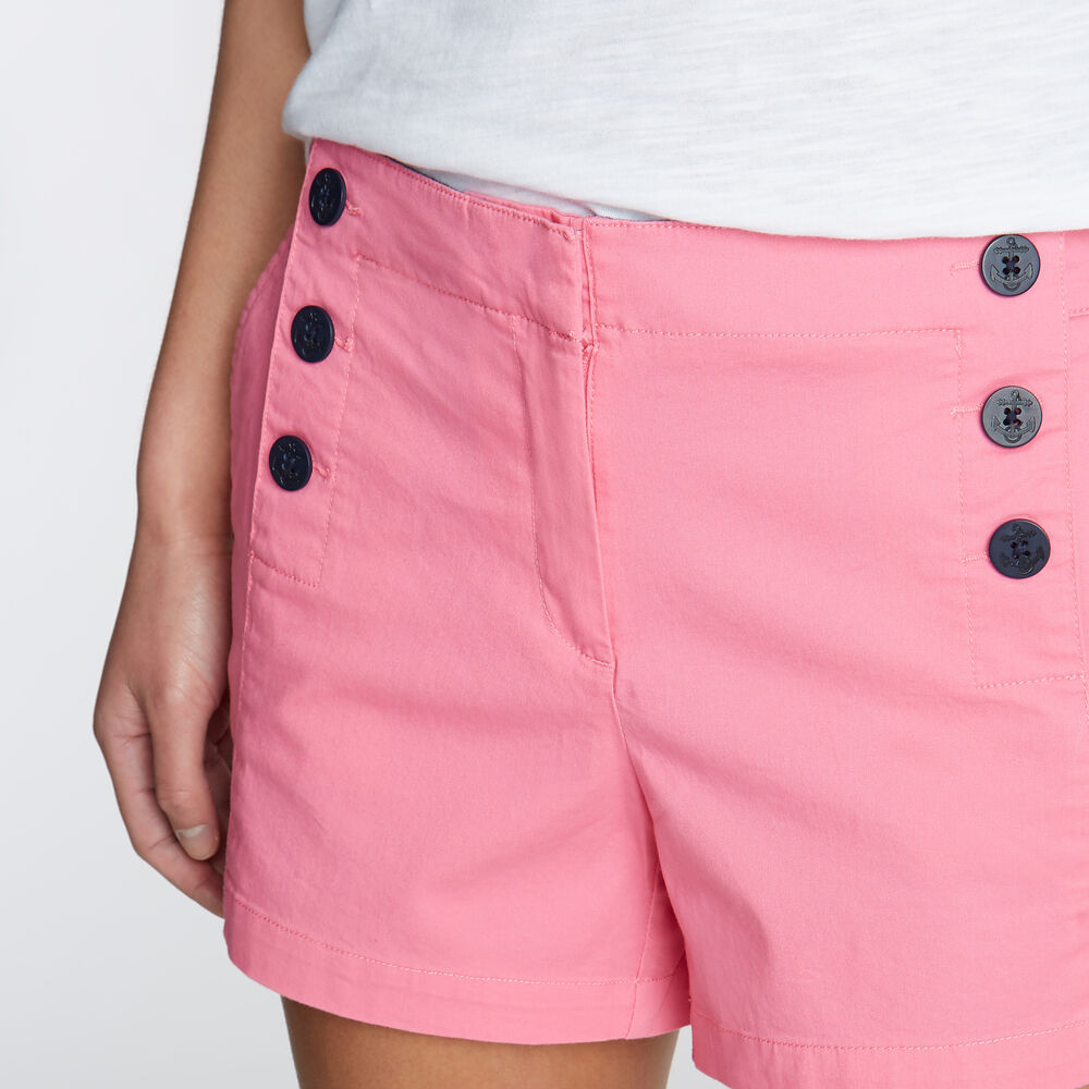 4" Stretch Twill Sailor Short,Carnation Pink,large