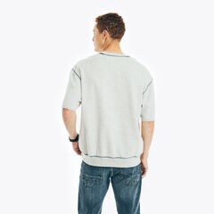 NAUTICA JEANS CO. CREWNECK POCKET T-SHIRT,Charcoal,large