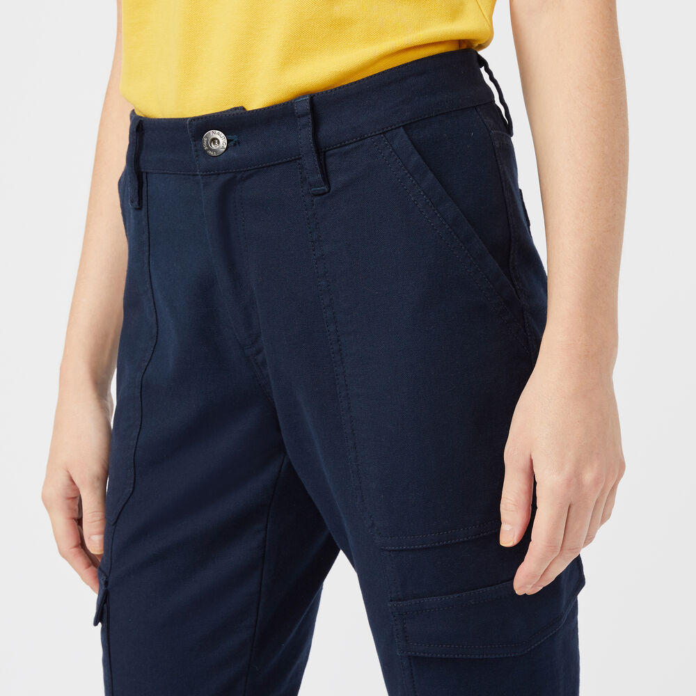SKINNY UTILITY TWILL PANT,Stellar Blue Heather,large