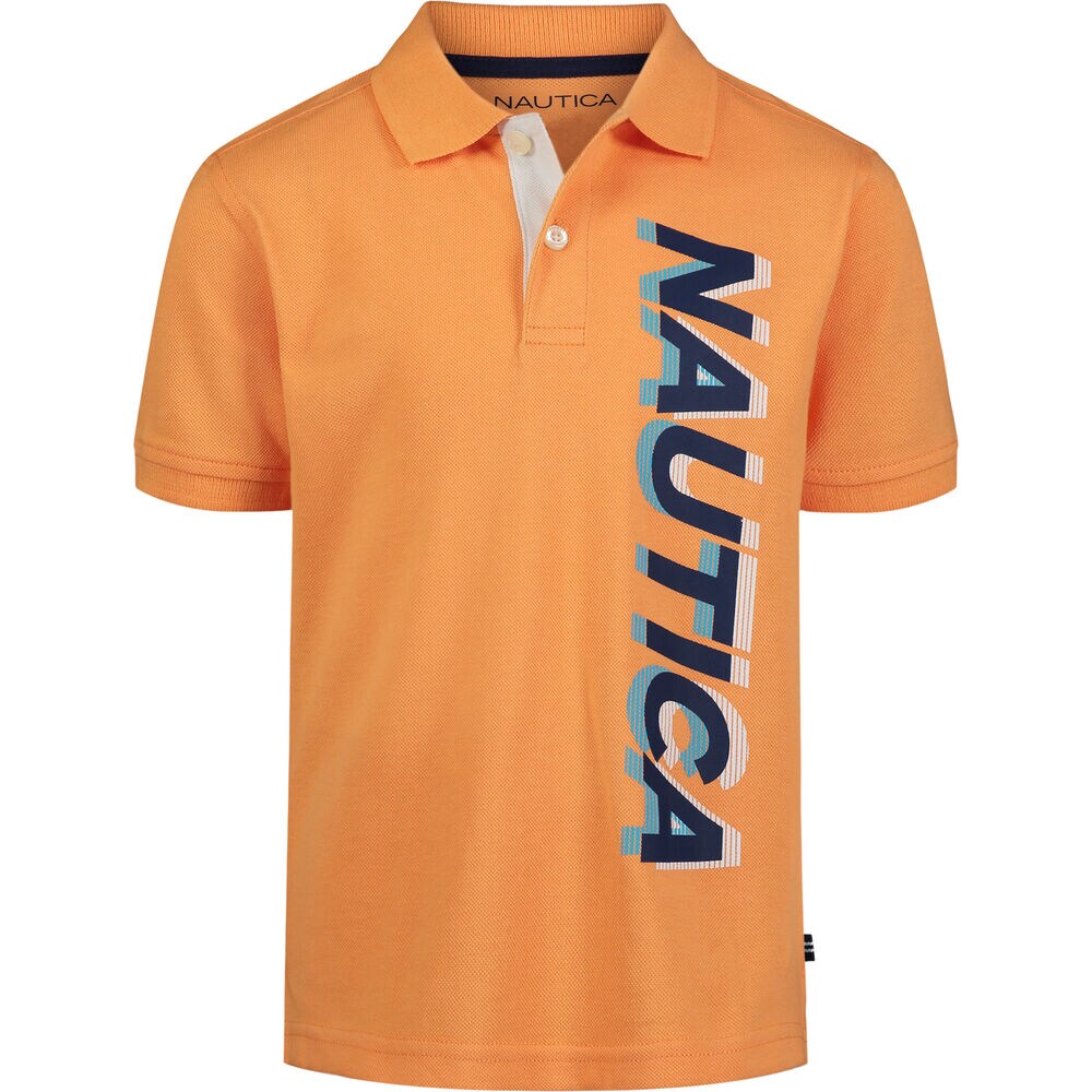 LITTLE BOYS' LOGO POLO (4-7),Sailor Red,large
