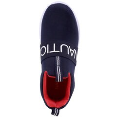 BOYS' LOGO SLIP-ON SNEAKER,Ice Blue,large