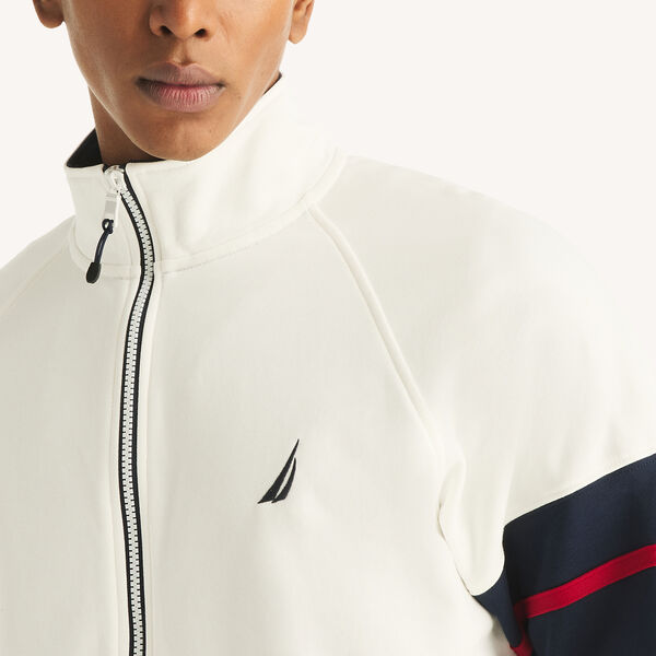 Colorblock Raglan Sleeve Jacket