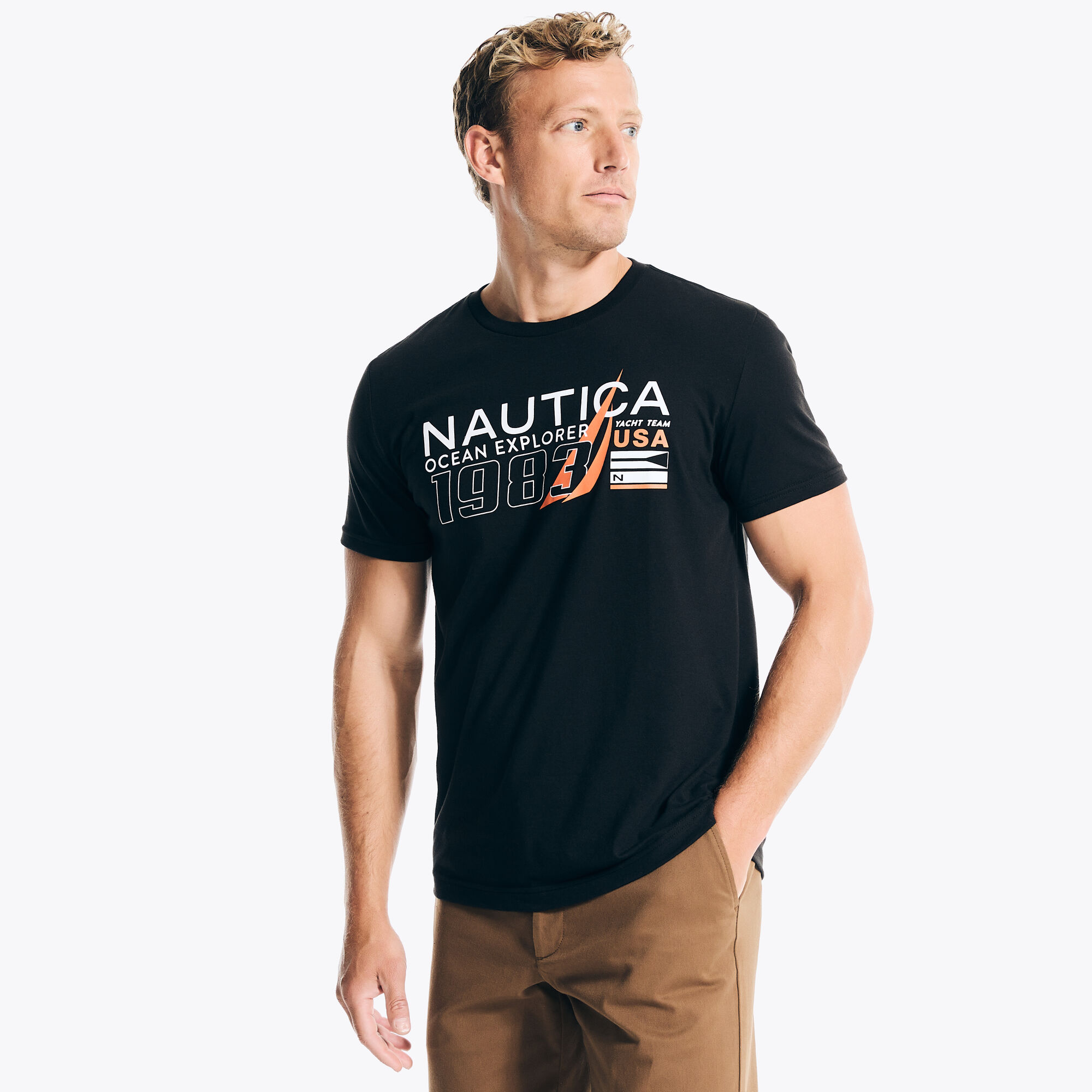 Ocean Explorer Graphic T-Shirt,True Black,large