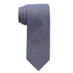 Italian Made Chambray Silk Tie,Ice Blue,large