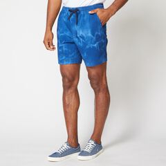 7" PRINTED BOARDWALK SHORT,Estate Blue,large