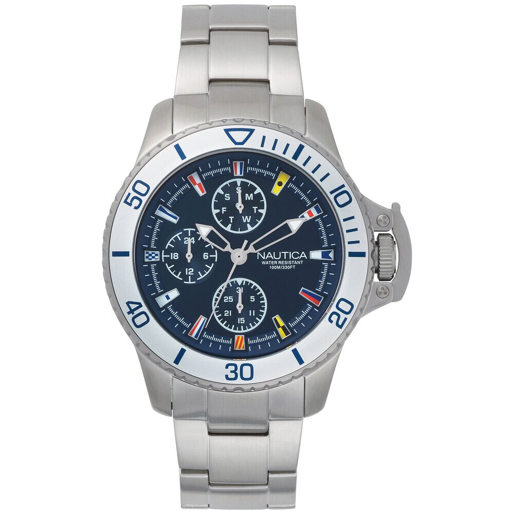 Bayside Multifunction Watch - Navy,Multi,large