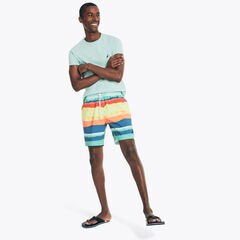 8" CLOUD STRIPED SWIM,Pool Side Aqua,large