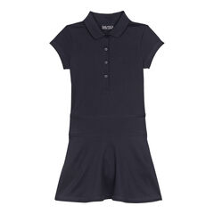 Girls’ Uniform-Ready Polo Dress (7-16),Crystal Bay Blue,large