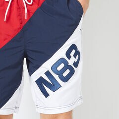 8" N83 COLORBLOCK QUICK-DRY SWIM,Navy,large