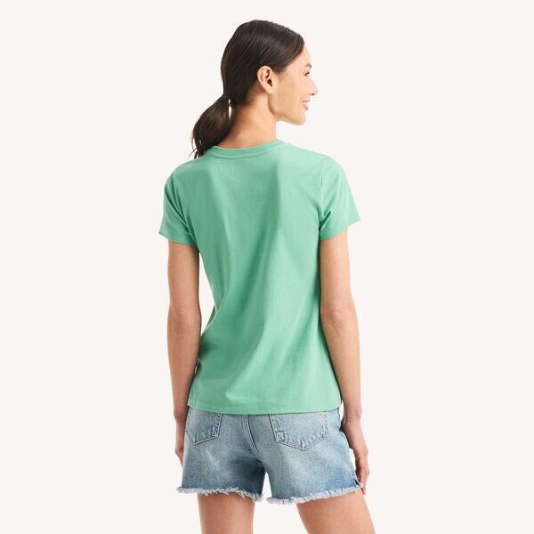 Rhinestone Logo Graphic T-Shirt