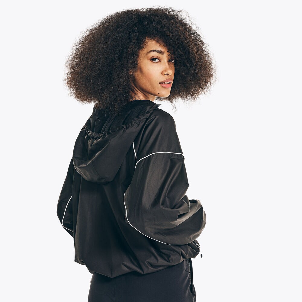 NAVTECH PACKABLE WINDBREAKER JACKET,True Black,large