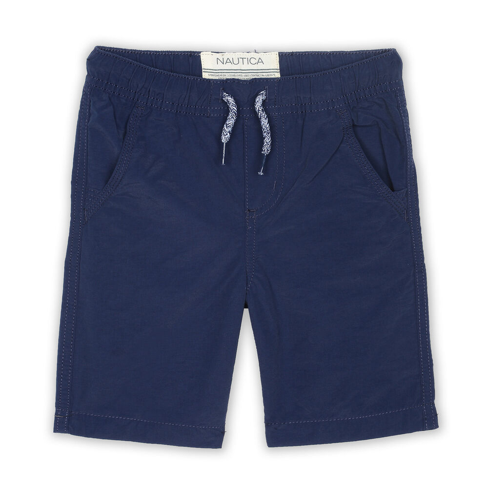 Little Boys' Stewart Pull-On Shorts (4-7),Oyster Bay Blue,large