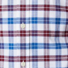 PLAID SHORT-SLEEVE SHIRT,Zinfandel,large