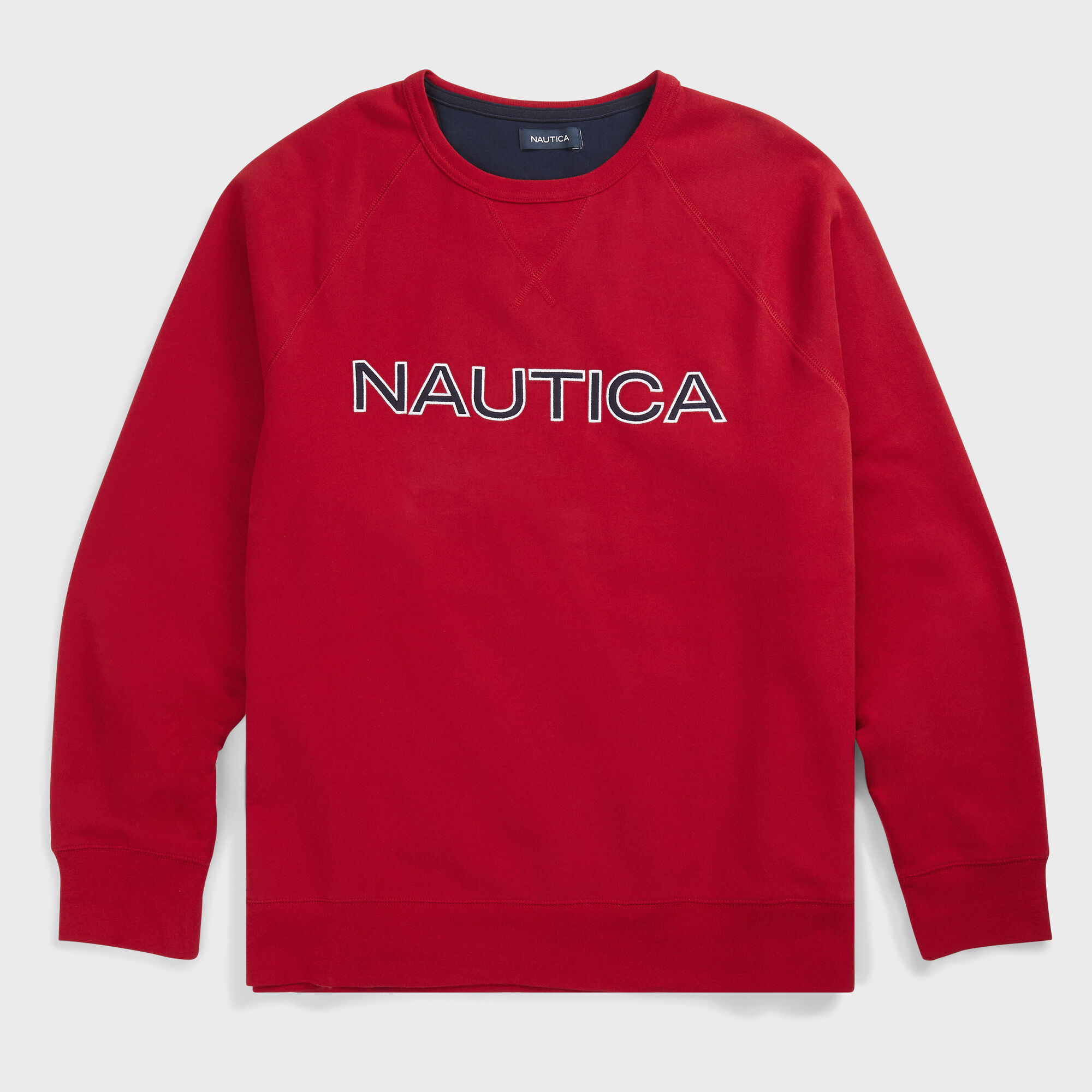 BIG & TALL LOGO SWEATSHIRT,Nautica Red,large