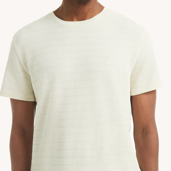 Waffle Knit Crewneck T-Shirt