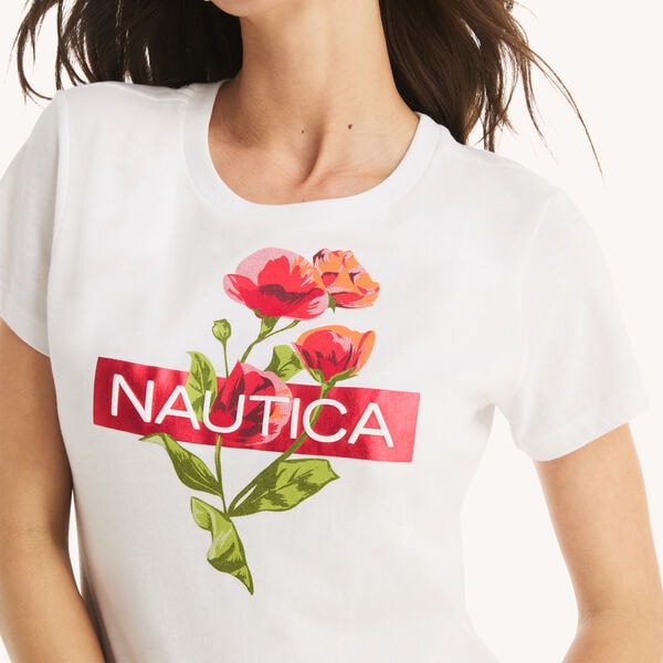 Floral Logo Graphic T-Shirt