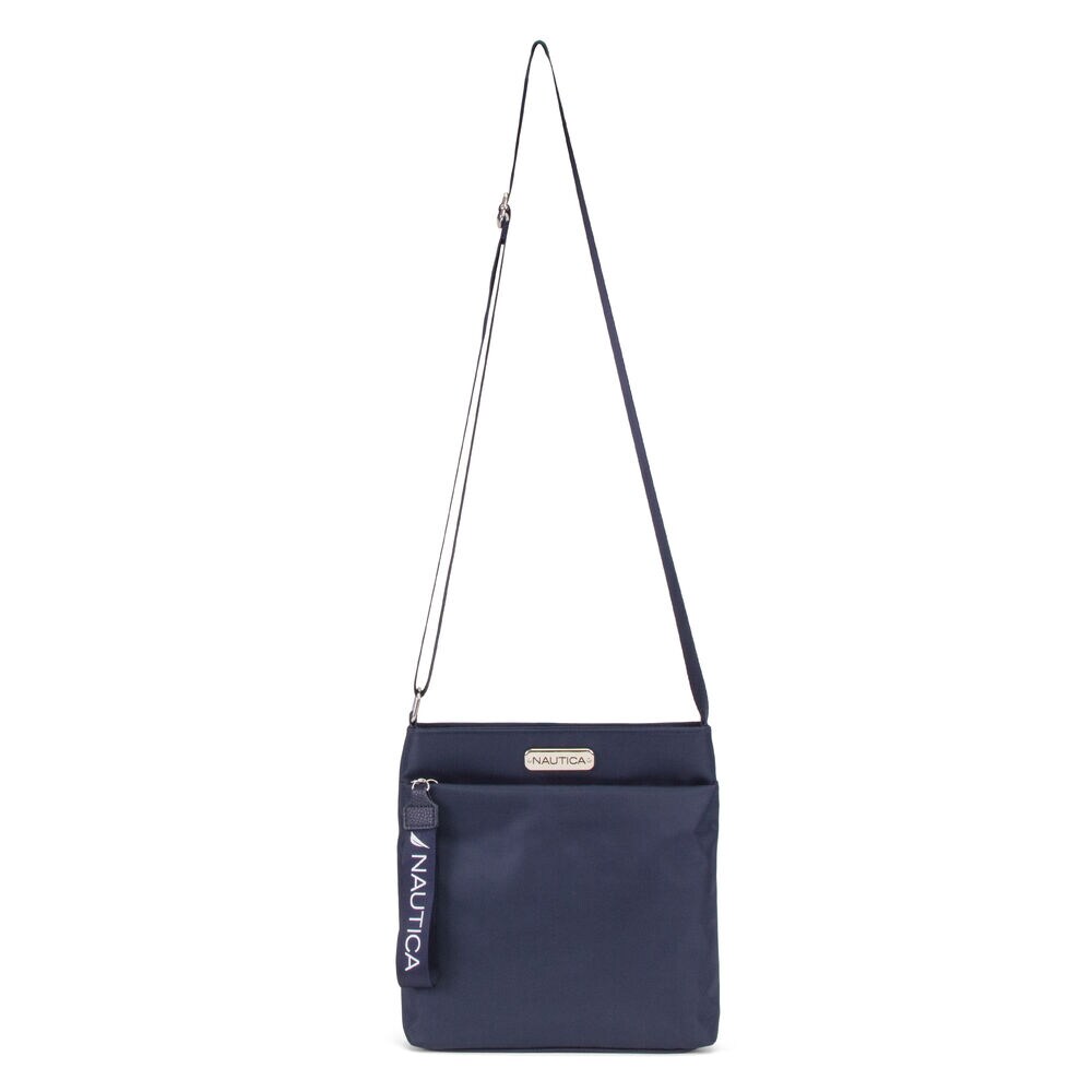 DIVER CANVAS CROSSBODY BAG,Workshirt Blue,large