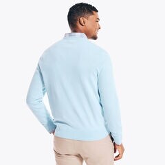 NAVTECH V-NECK SWEATER,Cobalt Wave,large