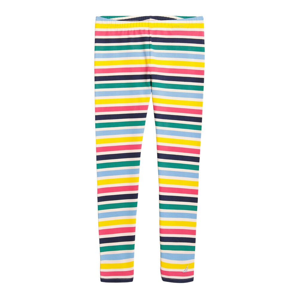 GIRLS' ROADMAP STRIPED LEGGING (7-16),White Cap,large