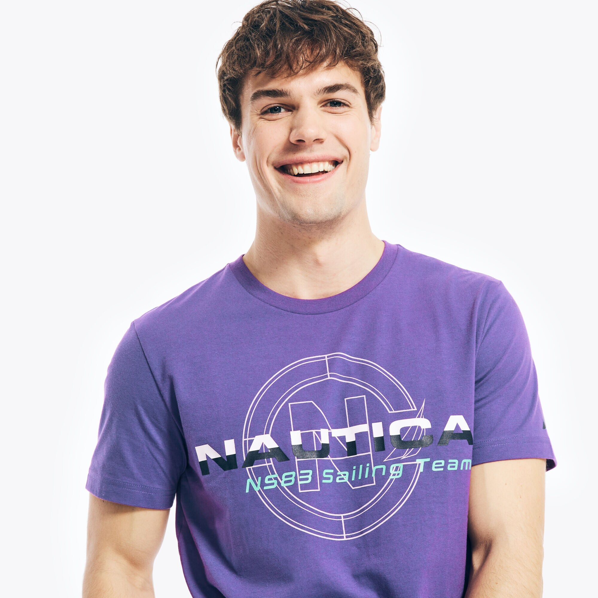 COMPETITION SUSTAINABLY CRAFTED SAILING TEAM GRAPHIC T-SHIRT,Pier Purple Heather,large