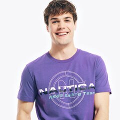 COMPETITION SUSTAINABLY CRAFTED SAILING TEAM GRAPHIC T-SHIRT,Pier Purple Heather,large
