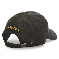 LOGO DENIM CAP,New Black,large