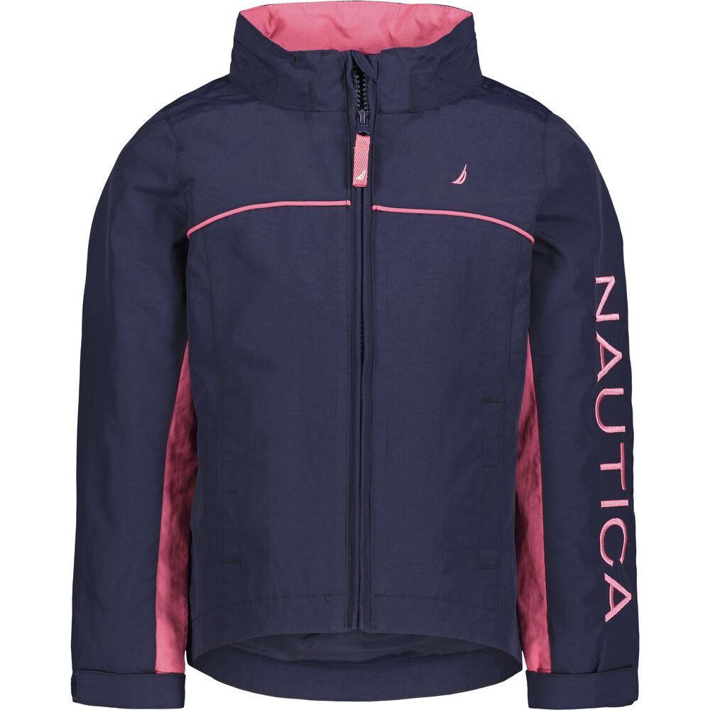 Toddler Girls' Jacket (2T-4T),Navy,large