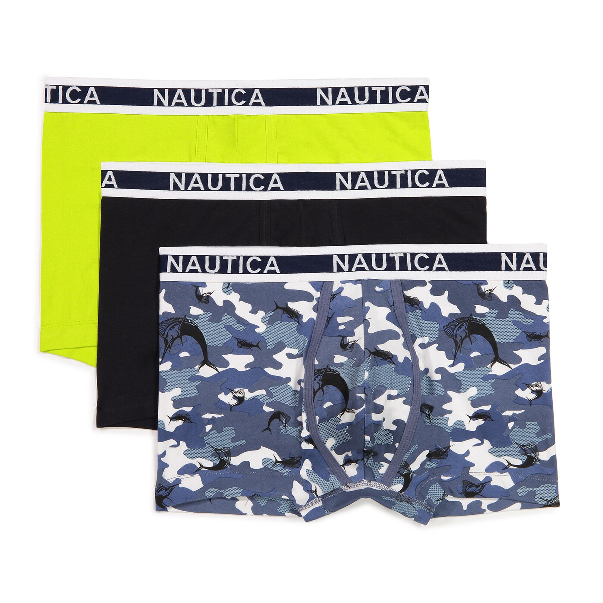 Stretch Trunks, 3-Pack,Yellow Zest,large