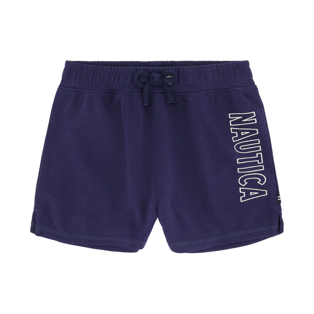 TODDLER GIRLS' PULL-ON SHORT (2T-4T),Navy,large