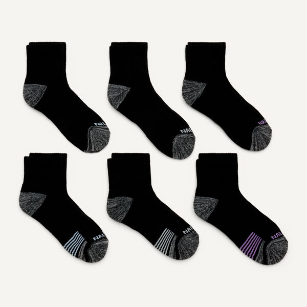 Athletic High Quarter Socks, 6-Pack