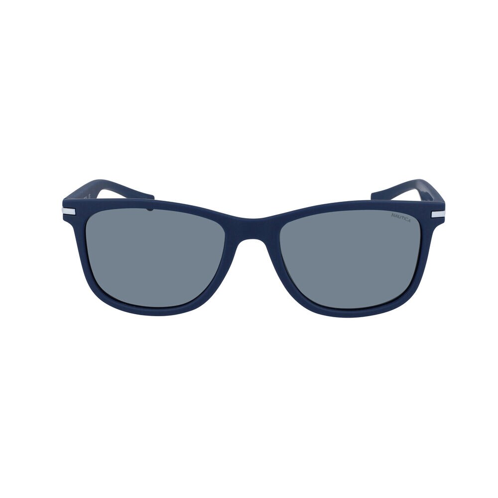 RECTANGLE TWO-TONE SUNGLASSES,Angel Blue,large