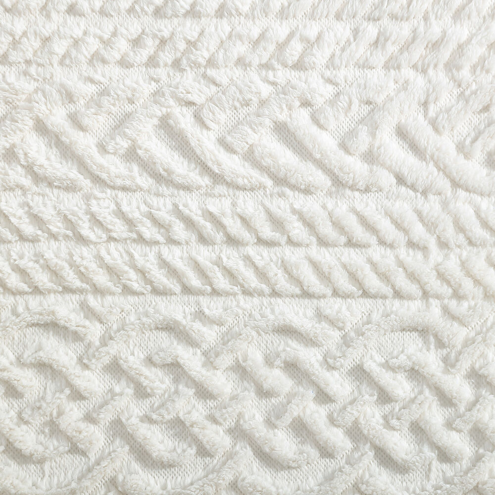 Declan Beige Throw Blanket,Sandstone,large