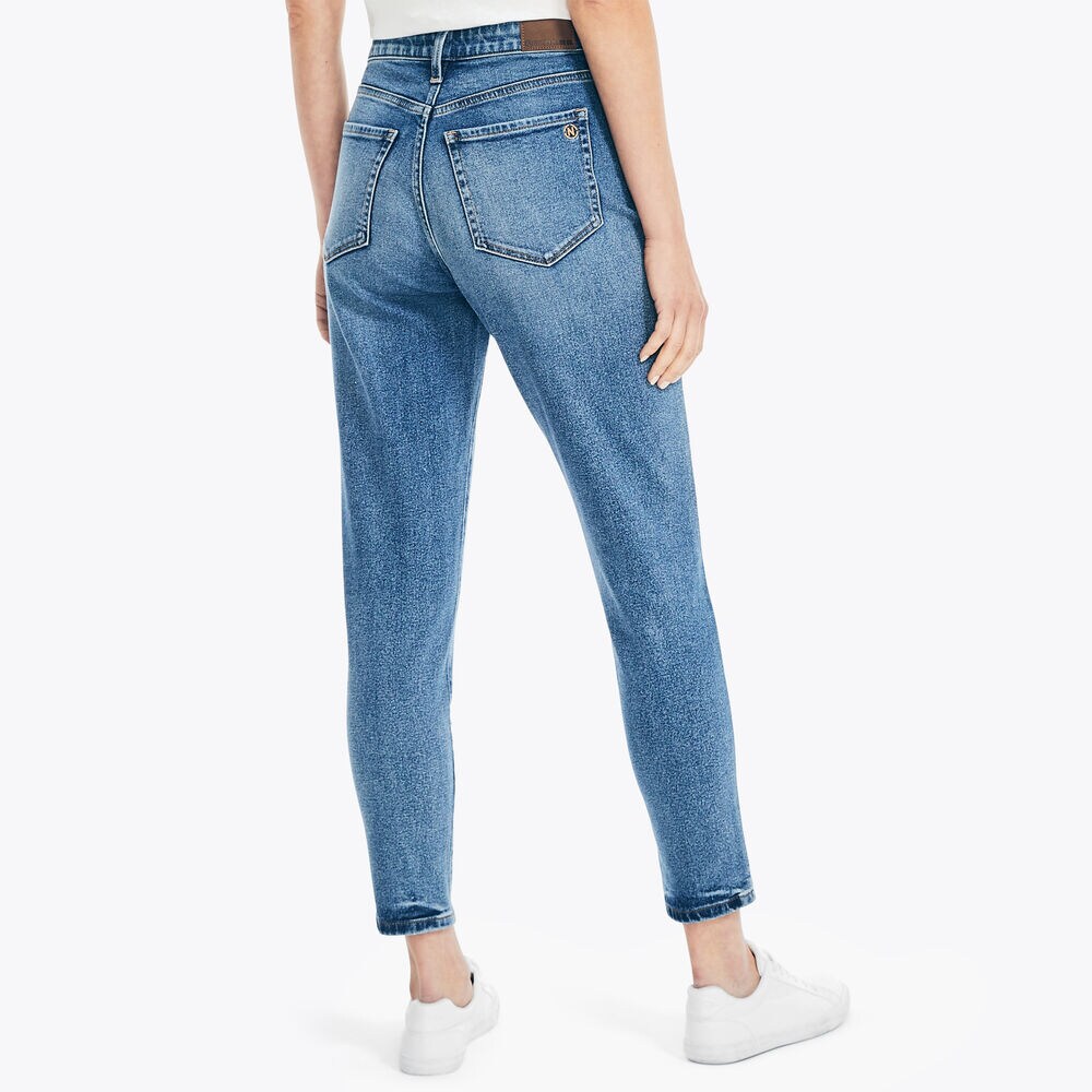 NAUTICA JEANS CO. HIGH RISE DENIM,Aegean Sea Wash,large