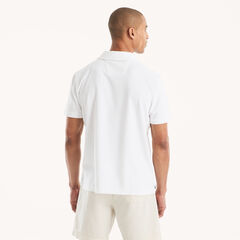 Classic Fit Johnny Collar Terry Polo,Bright White,large