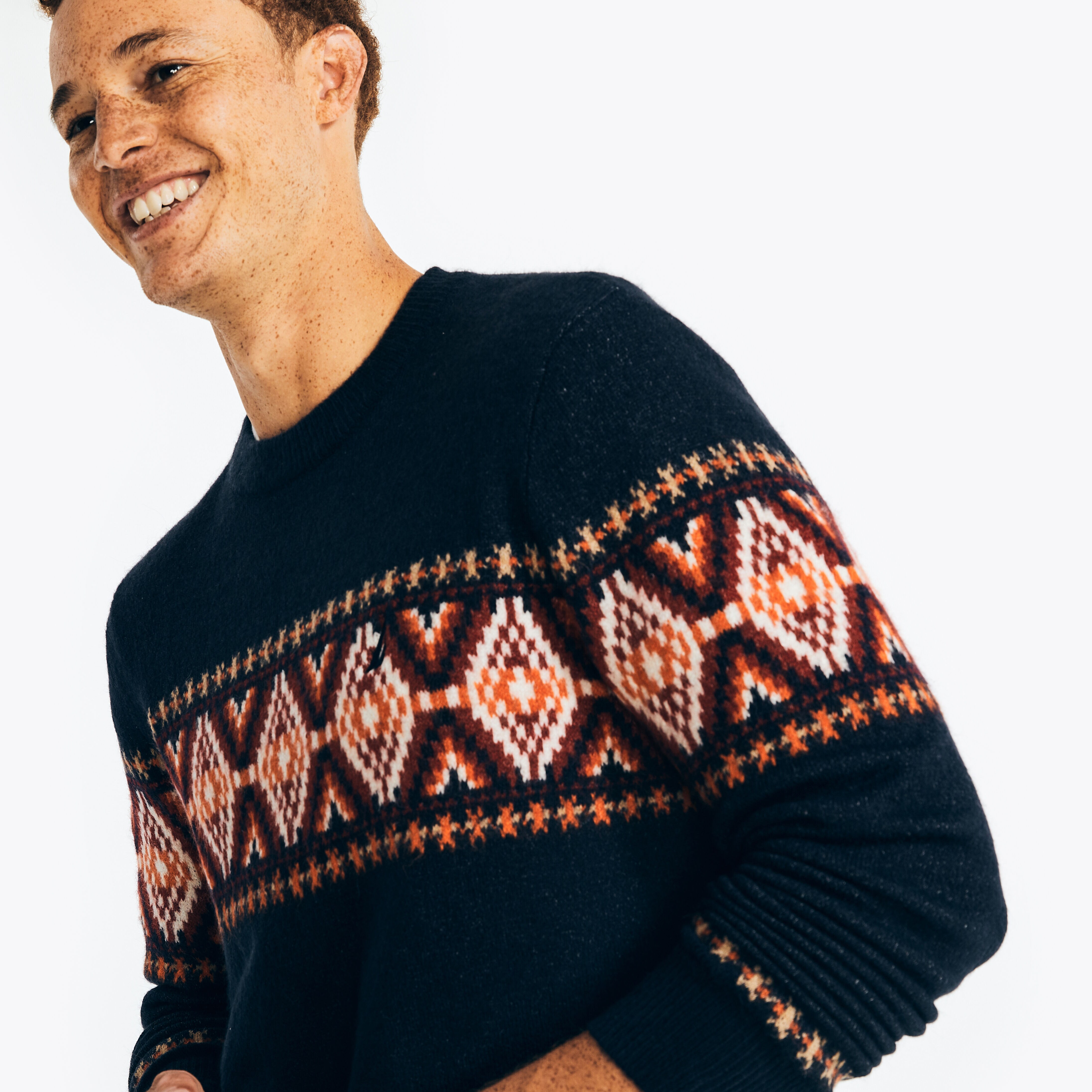 FAIR ISLE CREWNECK SWEATER | Nautica