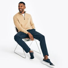 Navtech Quarter-Zip Sweater,Dark Otter,large