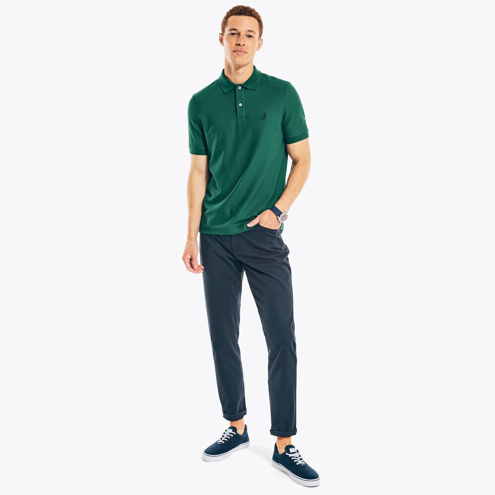 SUSTAINABLY CRAFTED CLASSIC FIT PERFORMANCE DECK POLO,Cosmic Fern,large
