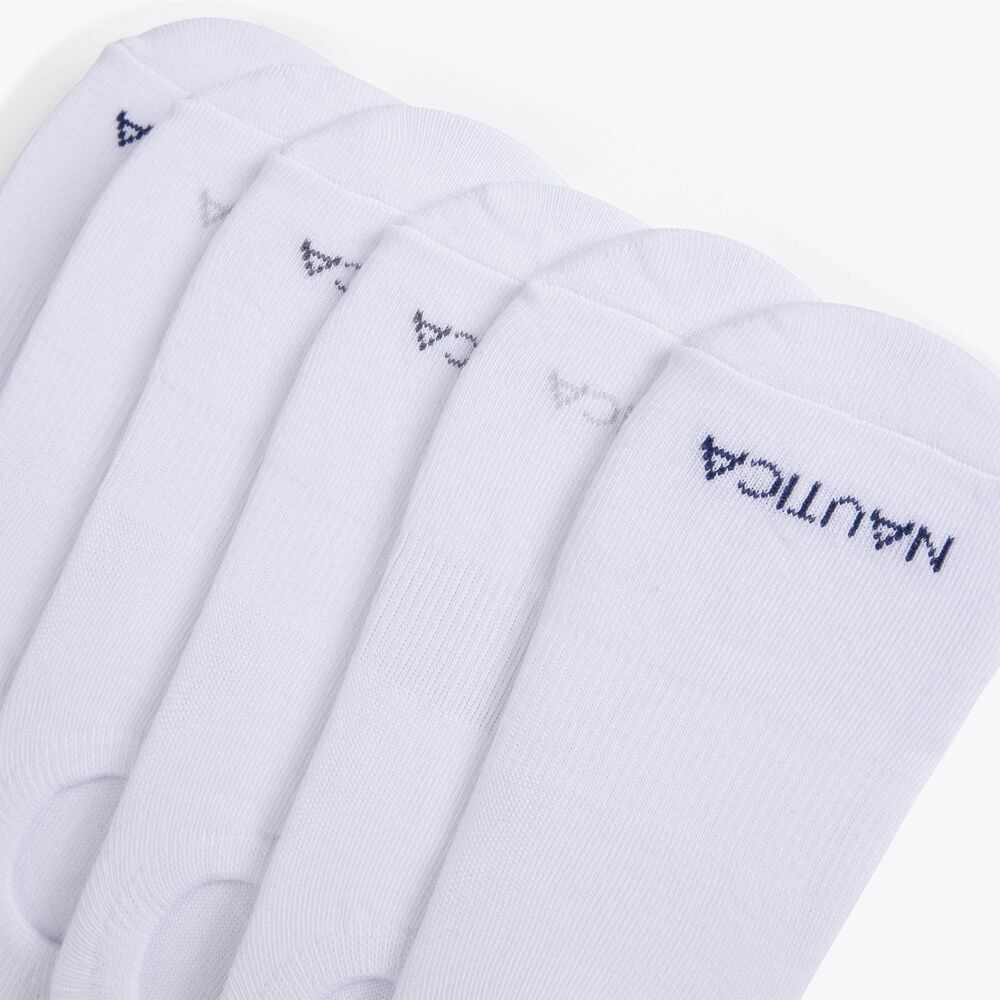 STRETCH LINER SOCKS, 6-PACK,Black Onyx,large