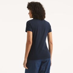 Ocean Vibe Logo Graphic T-Shirt,Stellar Blue Heather,large