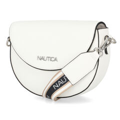 Flap Crossbody Bag,Antique White Wash,large