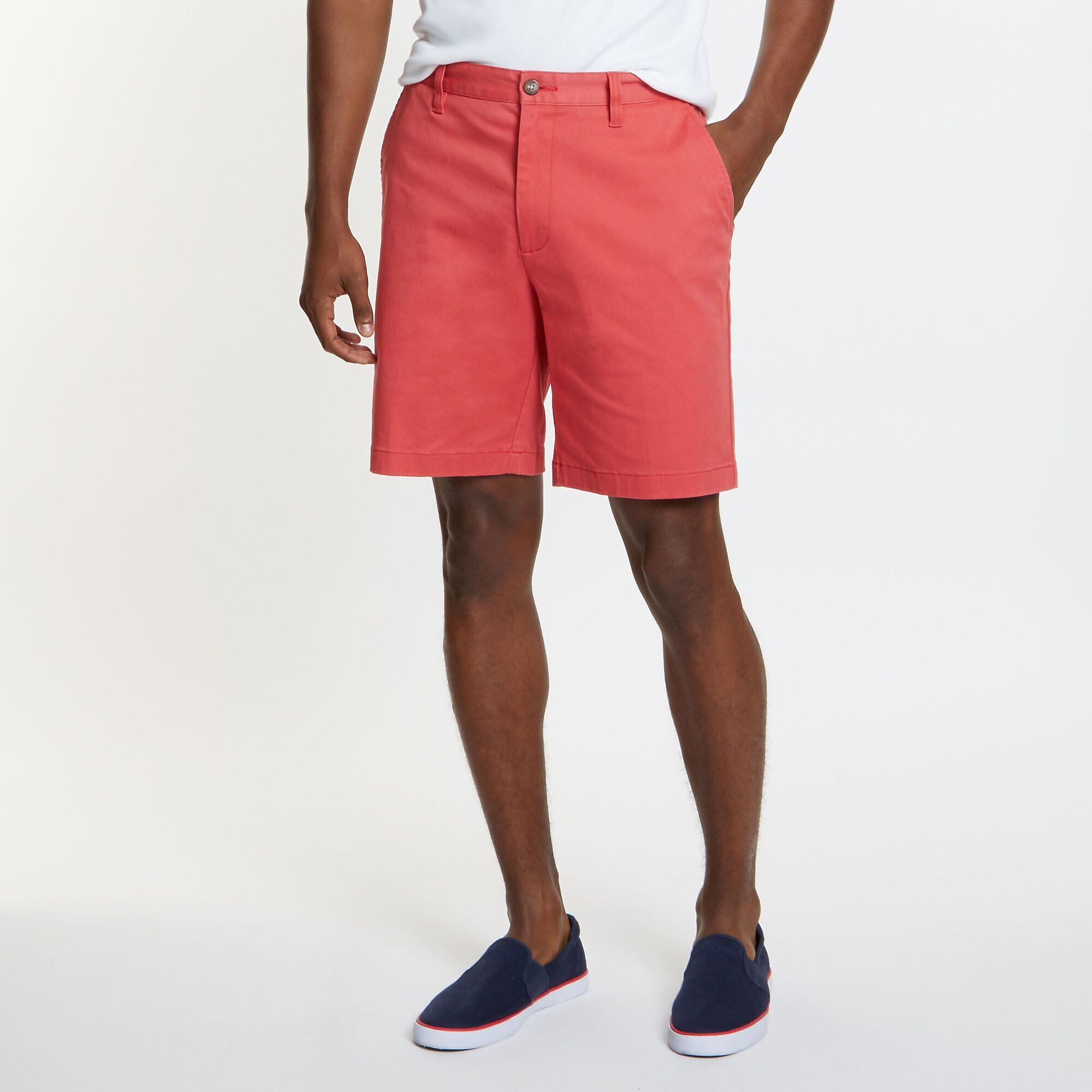 Big & Tall Classic Fit Deck Shorts,Sailor Red,large