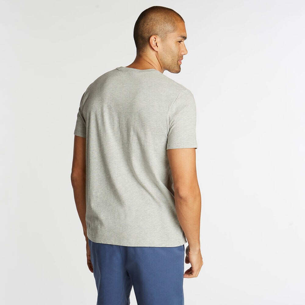 JERSEY T-SHIRT IN NAUTICA BRAND ICON GRAPHIC,Grey Heather,large